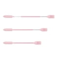 thumbnail image 4 of Mini espátulas de maquillaje Yuyangstore 3 uds Vidrio con Cepillo de rosa, 4 of 8