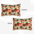 thumbnail image 2 of Lsque Colorful Hawaii Palms Pattern Pillow Case – Soft & Cozy Throw Pillow Cover, Hypoallergenic Cushion Case for Sleeping Women with Envelope Closure-14"x20", 2 of 6
