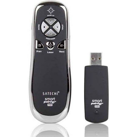 Satechi SP600 Smart-Pointer 2.4Ghz RF Wireless Presenter with Mouse Function and Laser Pointer