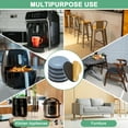 thumbnail image 7 of Uxcell 20 Pack Furniture Sliders 1" Diameter Polytetrafluoroethylene Pad Self-Adhesive Mover Glides Grey, 7 of 7