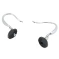 thumbnail image 2 of Pendientes colgantes,Aretes,Joyería de moda,Pendientes Mujer,Joyería Clásica,Cristal negro,Pendientes Largos,Aretes de plata,Regalos para mujeres, 2 of 4