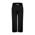 thumbnail image 7 of Mens Sweatpants Baggy Drawstring Elastic Waist Wide Leg Pants Fall Light Weight Sweat Pants with Pockets Black L, 7 of 7