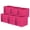 Hot Pink, variant on NTGFU Collapsible Cube Storage Bins, Fabric Storage Cubes Basket Organizer Bins with Handles for Closet(10.5" X 10.5"), 6 Pack - Hot Pink
