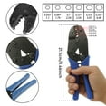 thumbnail image 2 of 1 Set Multi Size Nickel Plated Brass Crimp Tool Professional Cable Termination（), 2 of 9