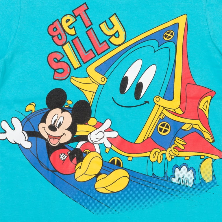 Disney Mickey Mouse Toddler Boys' 3-Pack Short Sleeve T-Shirts