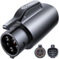 thumbnail image 1 of Adaptador de carga Ecogenix Tesla para vehículos eléctricos J1772, máx. 80 A, 240 V, 1 of 8