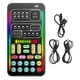 thumbnail image 1 of Cambiador de voz ABS portátil multifuncional con 8 efectos de sonido para teléfono móvil y ordenador, color negro, 1 of 5