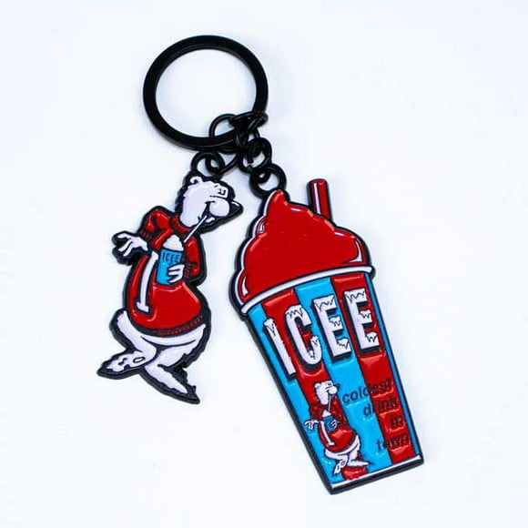 Key Chain - ICEE - Enamel Fill Out w/Charm New KY03204ICEU
