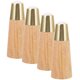 thumbnail image 1 of GOOHOCHY 4 piezas de patas de muebles, patas de cama, patas de madera de repuesto, accesorio para patas de gabinete, 1 of 8