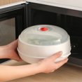 thumbnail image 3 of Practical Microwave Oven Dedicated Steamer, High-Quality Steaming Basket Cooking, 3 of 5