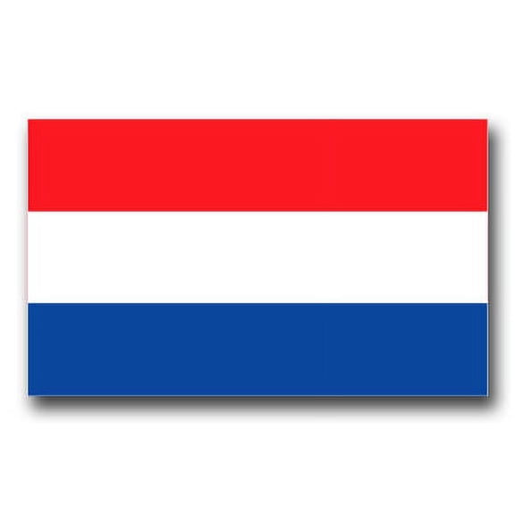 3.8 Inch Netherlands Flag Vinyl Transfer Decal