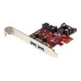 thumbnail image 1 of StarTech.com 4 Port PCI Express USB 3.0 Card - 2 Ext & 2 Int (IDC) - SATA Power - USB adapter - PCIe 2.0 low profile - USB 3.0 x 4 - for P/N: ST1030USBM, ST7300USBME, 1 of 6
