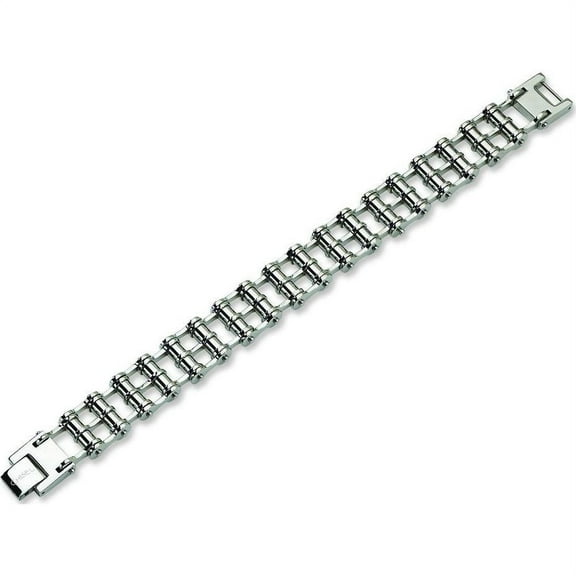 Stainless Steel Mens Link Bracelet Jewelry 8.5"