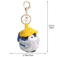 thumbnail image 2 of Small Stuffed Animals, Cute Penguin Plush Animal Toy Keychain Fluffy Key Ring, Penguin Key Ring for Backpack Decoration, 2 of 7