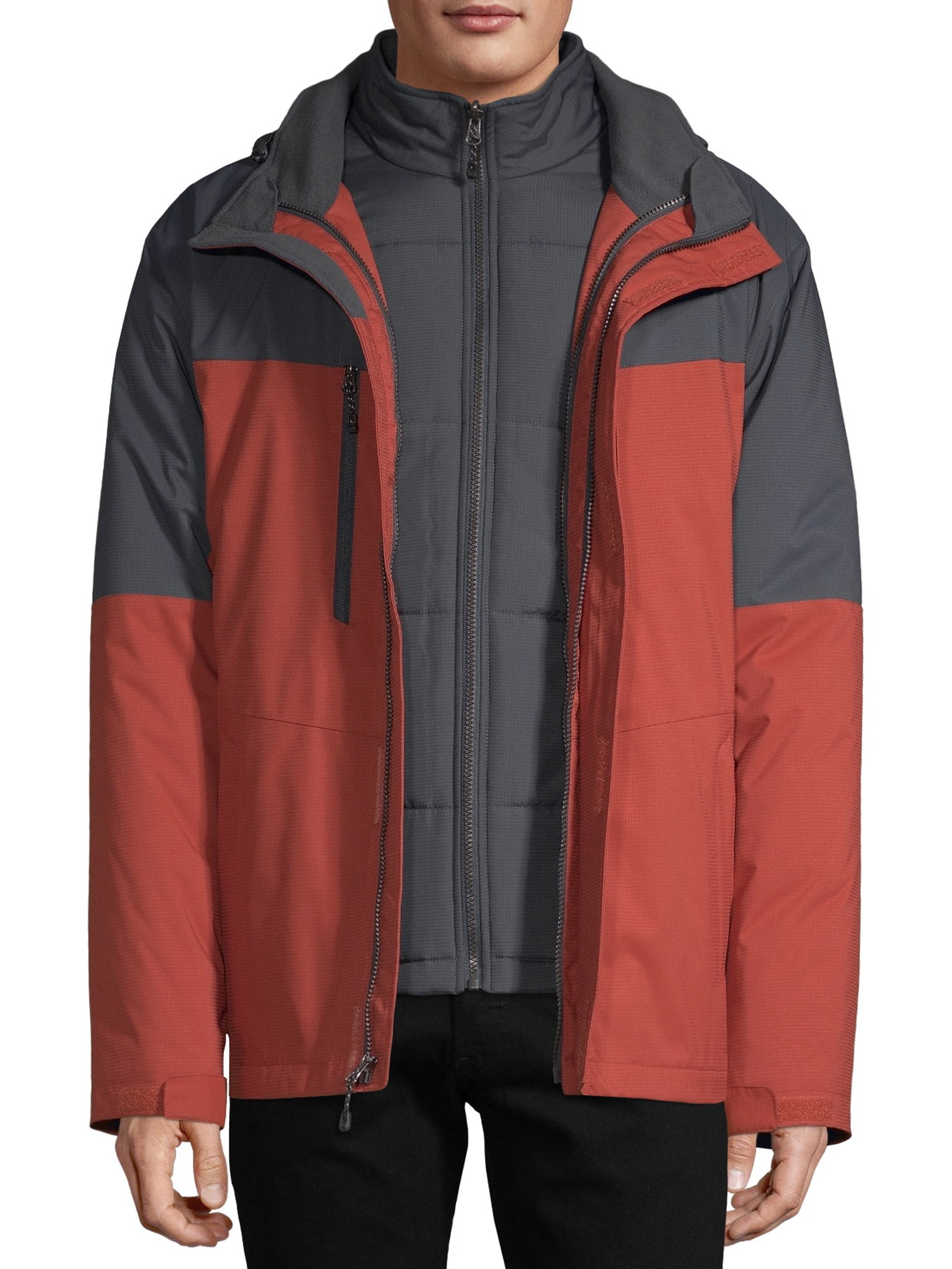 SwissTech Men's and Big Men's 3-in-1 Systems Jacket, up to Size 5XL -  Walmart.com