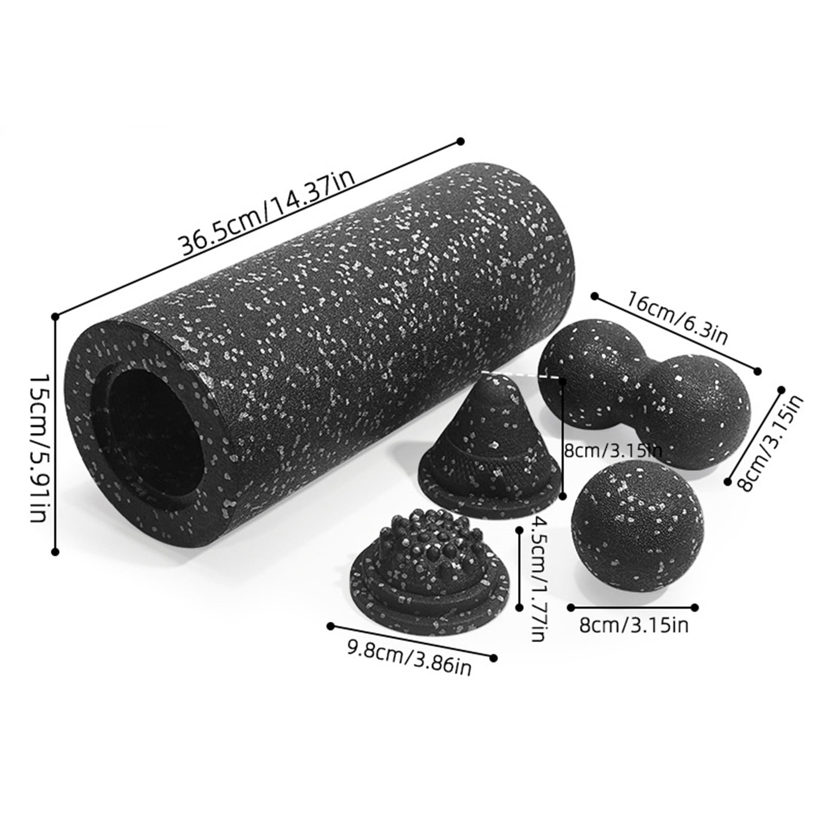 Back Rollers Foam Highly Density Foam Rollers Exercise Deeply Tissue Massage Roller for Back , Legs, Shoulders Enduring