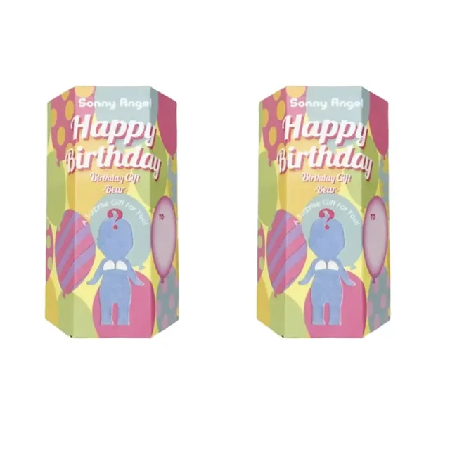 Regalo de cumpleaños de Sonny Angel, caja ciega de la serie de osos, adornos de figuras de animales de Anime, bonitos fanáticos de las muñecas, adorno