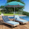 thumbnail image 5 of Gymax 6.5 FT Beach Umbrella for Sand Heavy-Duty Sunshade Parasol w/ Sand Anchor, 5 of 10