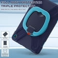 thumbnail image 7 of For Fire HD 10 Tablet 13th Generation 2023 Release Case, 360 Rotatable Handle Stand, Shoulder Strap, Drop-Proof Design, NavyBlue Blue, 7 of 7