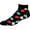 Black, variant on Sierra Socks, Men Leaf Pattern Ankle Cotton Socks (Shoe Size: 9-12,Black)