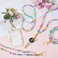 thumbnail image 4 of 4pcs Colorful Acrylic Plastic Mixed Color Bead Teacher Lanyard Breakaway Id Badge Strap Necklaces Bulk for DIY Adults Office Women School Teacher Nurses Id Cards, 4 of 5