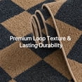 thumbnail image 6 of DEORAB Outdoor Rug 5'x 8' Polypropylene Surface Washable UV-Resistant Carpet Patio Deck Porch，Black & Coffee, 6 of 12