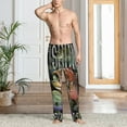 thumbnail image 2 of Fuzoiu bass water fishing Print Men's Pajama Pants,Lounge Pants for Men,Lounge PJ Bottoms,Sleepwear Pants with Drawstring Pockets-, 2 of 6