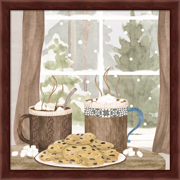 Great Art Now Hot Chocolate Season I by Tara Reed, Framed Wall Art, 13.25W x 13.25H