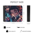 thumbnail image 2 of Demon Slayer Slim Bifold Wallet Purse Leather Wallets for Men Women Card Holder Wallets - Thin & Stylish, 2 of 7