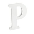 thumbnail image 4 of White Wood Letters 6 Inch, Wood Letters for DIY Party Projects (P), 4 of 5