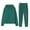01#Dark Green, variant on Women's Tracksuit 2 Piece Hoodie and Sweatpants Solid Color Casual Hoodie Joggers Running Pant Set Fleece Fall Suits with Pockets Light pink 2XL