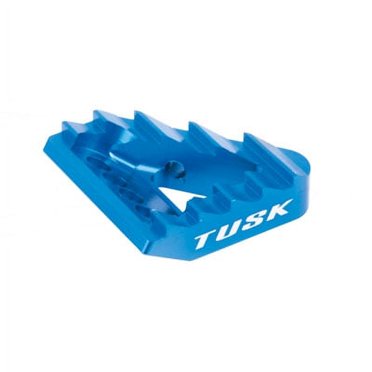 Tusk Aluminum Brake Pedal With Blue Tip - Replacement For Husqvarna FE 350 S 2024-2025