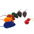 thumbnail image 1 of 5 Piezas Mascota Juguete Ratón Falso Chirrido Ruido Sonido Juguetes (color Aleatorio) Colco Juguetes para gatos del gatito del animal doméstico, 1 of 8