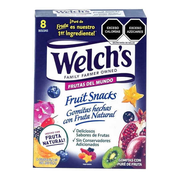 Gomitas Welch's con puré de frutas del mundo 181.6 g