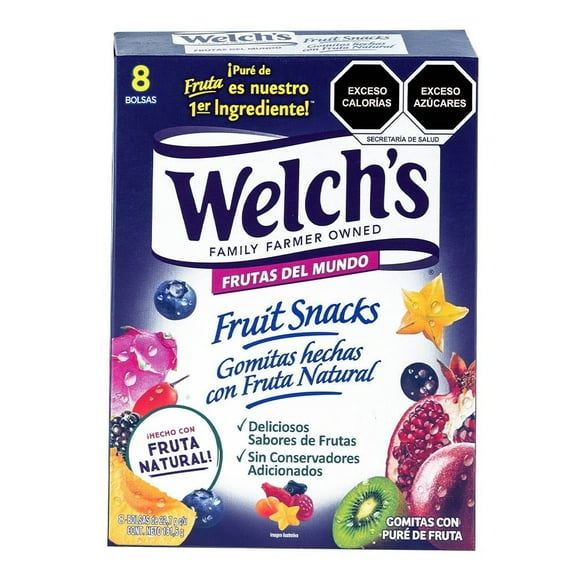 Gomitas Welch's con puré de frutas del mundo 181.6 g