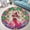 Bellydance Belly Dancing, variant on Round Rug, Shark1 Soft Washable Carpet, Non-Slip Floor Mat for Living Room Bedroom Home Decor 59 Inch