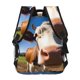 thumbnail image 4 of Disketp Blue Sky Meadow Cute Cow Mochila Estampada para Hombre y Mujer – Mochila Ligera Clásica con Múltiples Bolsillos para Universidad, Trabajo y Viajes-One Size, 4 of 5