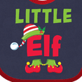 thumbnail image 4 of Inktastic Christmas Little Elf Boys or Girls Baby Bib, 4 of 4