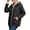 Black, variant on Jane Wardrobe Striped Lined Hooded Jacket for Women, Water Resistant Zip Up, Casual Lightweight Nylon Outerwear with Pockets, 1 Piece, S-XXL, Plus Size Friendly