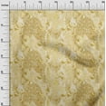 thumbnail image 3 of oneOone Cotton Poplin Yellow Fabric Tropical Leaf With Geometrical Sewing Fabric By The Yard Printed Diy Clothing Sewing Supplies 56 Inch Wide, 3 of 4