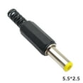 thumbnail image 2 of BUYISI 5pc DC5.5*2.1 or 5.5*2.5 Welding 14mm monitoring DC power plug 12V assembly 5.5-2.1 5pcs, 2 of 8