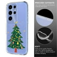 thumbnail image 5 of Christmas Case for Samsung Galaxy S25 Ultra, Cute Merry Christmas Pattern TPU Clear Shockproof Protective Lightweight Anti-Scratch Ultra Slim Wireless Charging Women Girls Cover, Christmas Tree, 5 of 9