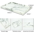 thumbnail image 3 of Real Luxurious Natural Marble Vanity Tray Genuine Marble/Stone Storage Tray for Home Decor Bathroom/Kitchen/Vanity/Dresser Non-Resin/Non-Ceramic, 3 of 8