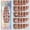 Style 07, variant on M Buder 120PCS French Gel Toenail Tips Matte Press on Fake Nails in 12 Sizes Wearable Tips for Nail Art DIY Beginners and Pros 8.66 inches / 22.0 cm