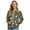 Christmas Santa Claus Green, variant on COEQINE Women's Bomber Jacket Zip Up Long Sleeve Varsity Shackets Lightweight Coat with Pockets, Stand Collar Loose Fit Casual Jacket Fall Winter Outfits, Small, Camo Hunting Forest