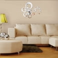thumbnail image 1 of Círculos modernos 3D Reloj de pared con espejo Relojes Pegatinas de pared Reloj de pared con espejo Decoración para el hogar Sweethay JJ6532-01B, 1 of 3