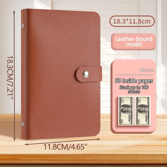 100 Envelope Money Savings Challenge,Money Saving Binder with Cash Envelopes, Easy and Fun Way to Save