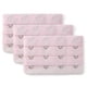 thumbnail image 1 of Extensores de sujetador INSPIRE CHIC para mujeres, 3 filas, 4 ganchos, extensión de correas, color rosa, 3 piezas, 1 of 1