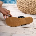 thumbnail image 6 of Sandals Women Women's Fashionable And Versatile Plus-Size Flops With Decorative Polka Dots for Spring And Summer Trendy And Comfortable Slippers Black 43, 6 of 9