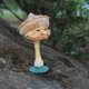 thumbnail image 4 of Mushroom Granny Human Face Mushroom Garden Decor Creative Outdoor Lawn Statue Mushroom Granny Resin Crafts, 4 of 5